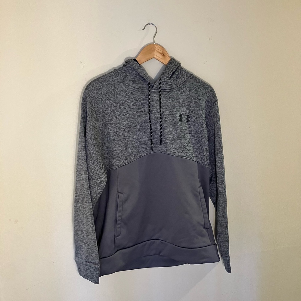 Under Armour Men’s Large Gray Two-Tone Hoodie